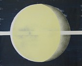 Hinter dem Mond, 2016, Acrylmalerei